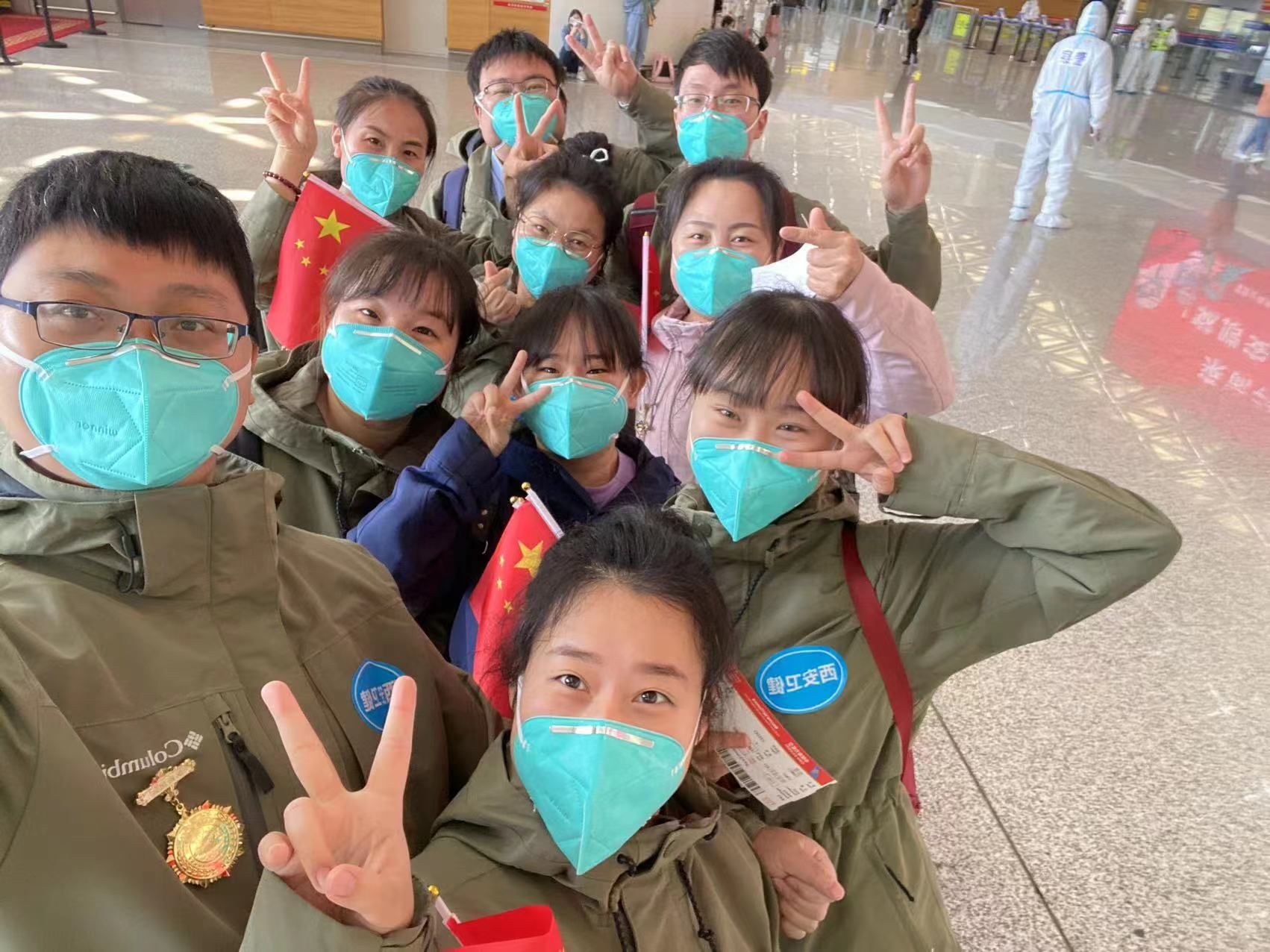 在阳光下——西安市第九医院驰援吉林抗疫纪实(四) 核酸采样八组 在阳光下——西安市第九医院驰援吉林抗疫纪实(四) 核酸采样八组