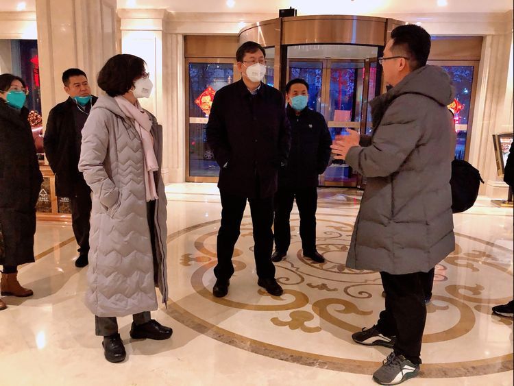 西安市第九医院院班子一行赴新型冠状病毒感染的肺炎医学观察站部署工作 西安市第九医院院班子一行赴新型冠状病毒感染的肺炎医学观察站部署工作