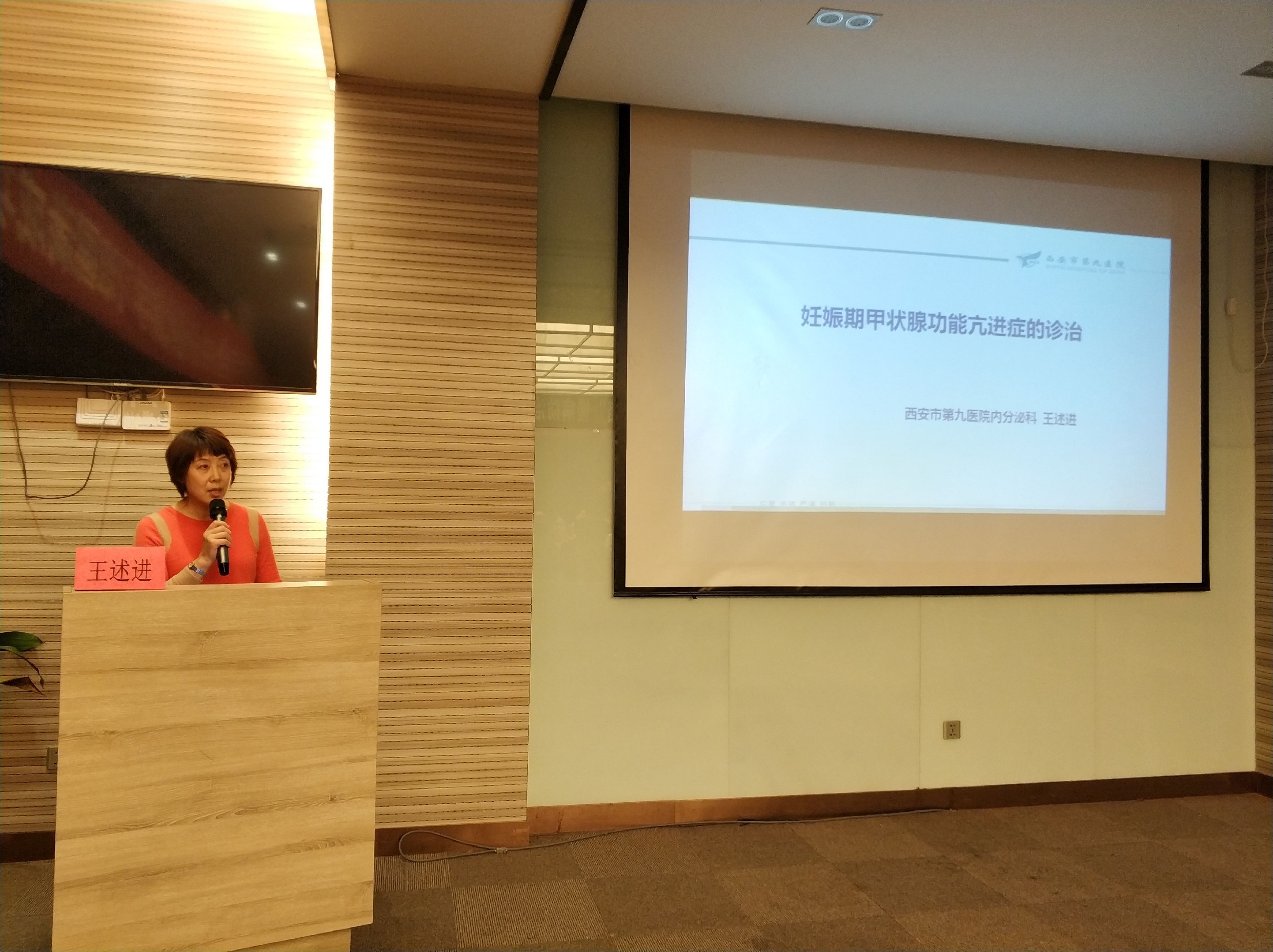 九院王述进主任应邀至安康做学术讲座